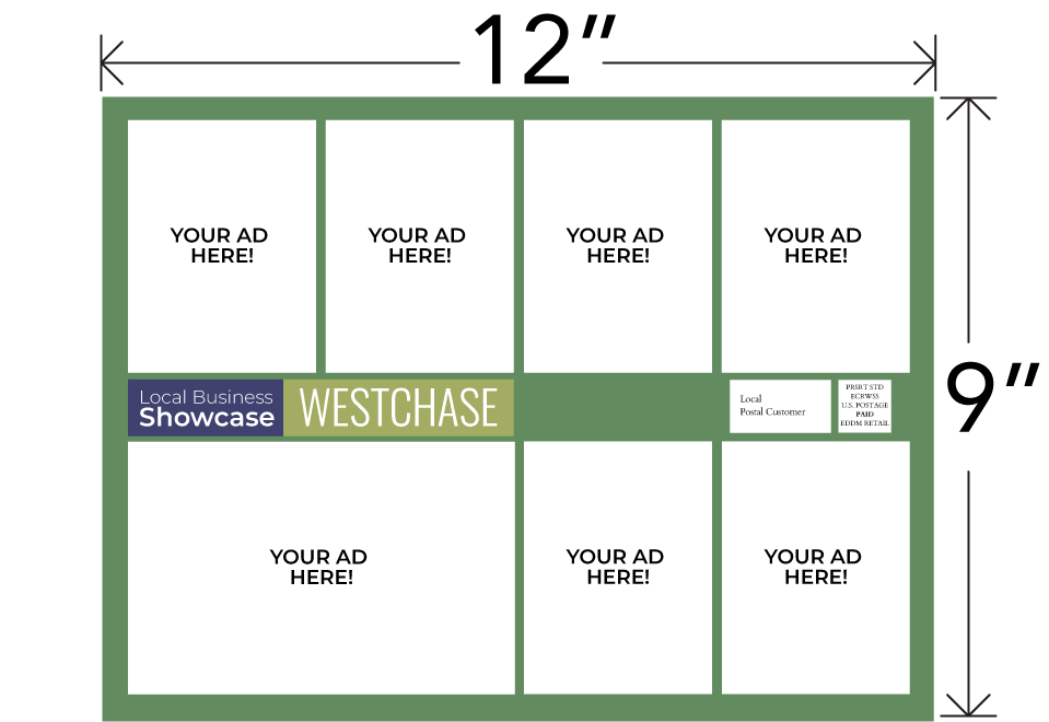 WESTCHASE Local Business Showcase 9x12 card blank